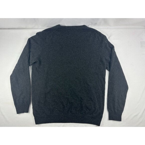 NWT Club Room Luxury 100% Cashmere Men's V Neck Sweater Gray Size XL - Picture 2 of 6